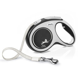 Flexi New Comfort Otomatik Siyah Şerit Gezdirme Large 5 Mt - Flexi