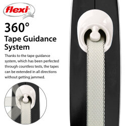 Flexi New Comfort Otomatik Siyah Şerit Gezdirme Medium 5 Mt - 2