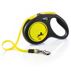 Flexi New Neon Otomatik Sarı Şerit Gezdirme Medium 5 Mt - Flexi