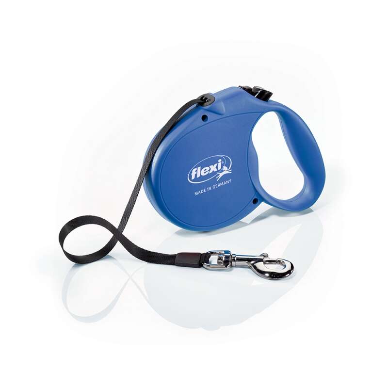 Flexi Standard Otomatik İp Köpek Gezdirme Kayışı 5 Mt (Mavi) Large