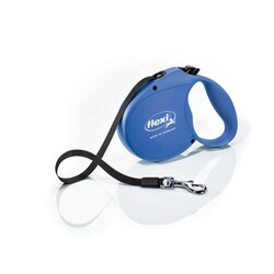 Flexi Standard Otomatik İp Köpek Gezdirme Kayışı 5 Mt (Mavi) Medium - Flexi