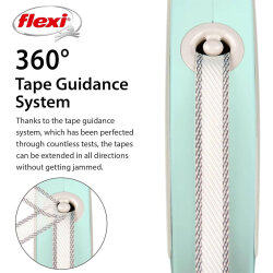 Flexi Style Otomatik Şerit Köpek Gezdirme Kayışı (Beyaz) Small 3 Mt - 3