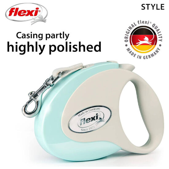 Flexi Style Otomatik Şerit Köpek Gezdirme Kayışı (Beyaz) Small 3 Mt - 2