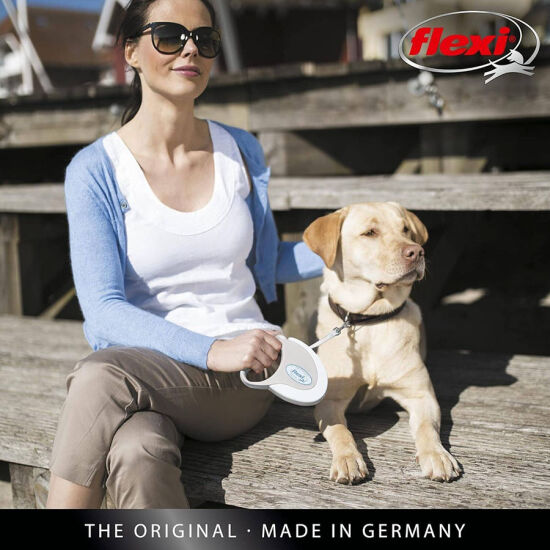 Flexi Style Otomatik Şerit Köpek Gezdirme Kayışı (Pembe) Medium 5 Mt - 4