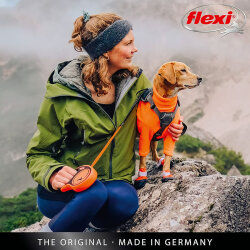 Flexi Xtreme Otomatik Şerit Köpek Gezdirme Kayışı 5 Mt (Turuncu) Small - 4