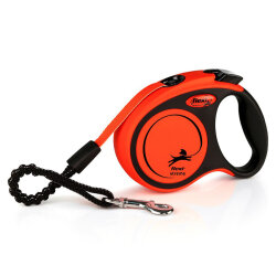 Flexi Xtreme Otomatik Şerit Köpek Gezdirme Kayışı 3 Mt (Turuncu) XS - 1