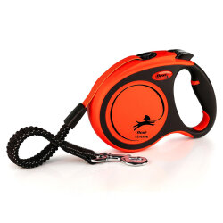 Flexi Xtreme Otomatik Şerit Köpek Gezdirme Kayışı 5 Mt (Turuncu) Large - Flexi