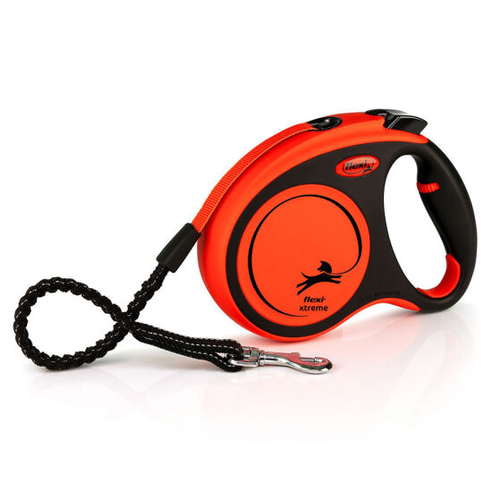 Flexi Xtreme Otomatik Şerit Köpek Gezdirme Kayışı 5 Mt (Turuncu) Medium - 1