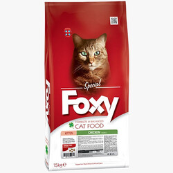 Foxy - Foxy 37 / 20 Kitten Tavuk Etli Yavru Kedi Maması 15 Kg
