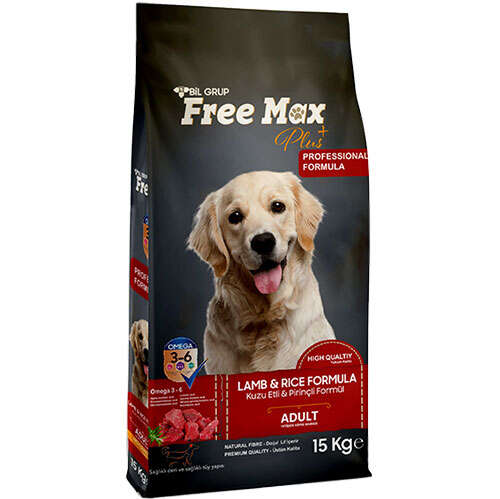 Free Max Lamb Kuzu Etli Yetiskin Kopek Mamasi 15 Kg Kopek Kuru Mamalari Barinaklara Bagis Free Max