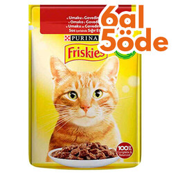Friskies Beef Sığır Etli Sos İçerisinde Yaş Kedi Maması 85 Gr - 6 Al 5 Öde - Friskies
