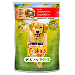Friskies Sığır Etli ve Patatesli Köpek Yaş Maması 100 Gr - Friskies