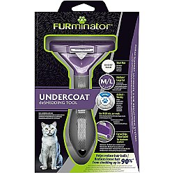 FURminator 6911661 Short Hair Kısa Tüylü Kedi Tarağı - Medium - Large - 2