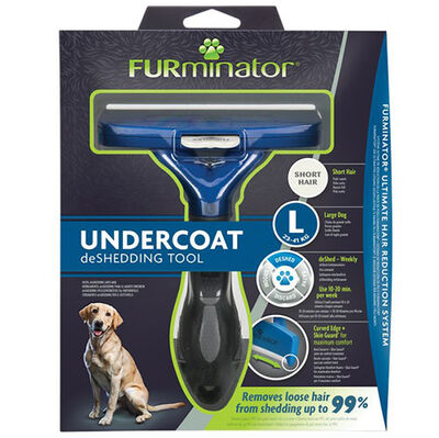 FURminator 691656 Short Hair Kısa Tüylü Köpek Tarağı - Large