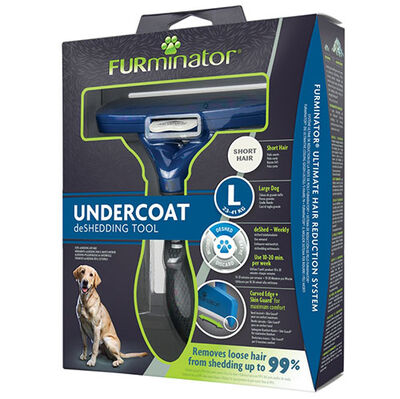 FURminator 691656 Short Hair Kısa Tüylü Köpek Tarağı - Large