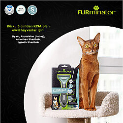 FURminator T691738 Short Hair Kısa Tüylü Kedi Tarağı - Small - 4
