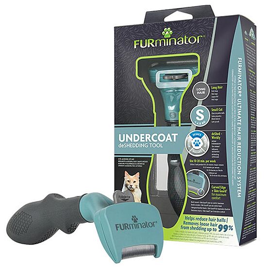 FURminator 691660 Long Hair Uzun Tüylü Kedi Tarağı - Small - 1