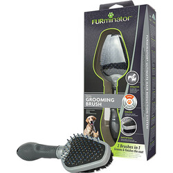 FURminator - FURminator 691663 Dual Brush Çift Yüz Köpek Tarağı