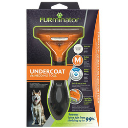 FURminator - FURminator 691665 Short Hair Kısa Tüylü Köpek Tarağı - Medium