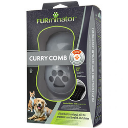 FURminator - FURminator 691715 Curry Köpek Masaj ve Yıkama Fırçası