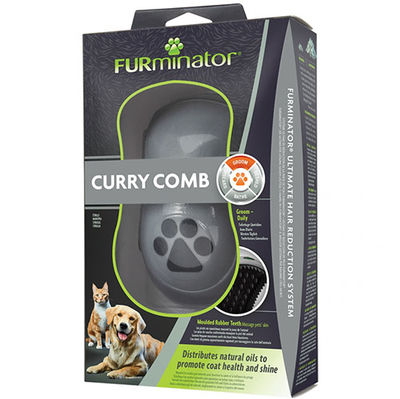 FURminator 691715 Curry Köpek Masaj ve Yıkama Fırçası