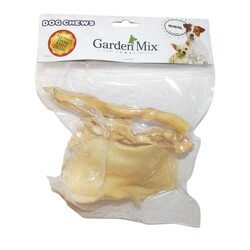 Garden Mix - Garden Mix ( Beyaz ) Kurutulmuş Dana Kelle Derisi Köpek Ödülü 100 Gr