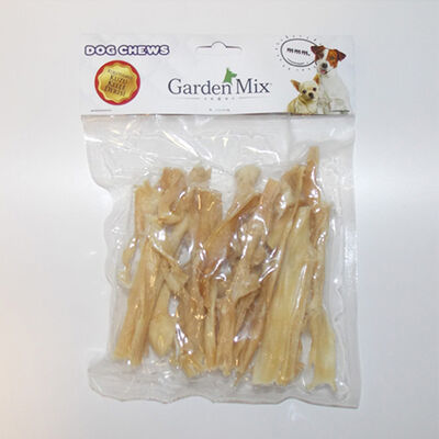 Garden Mix Kurutulmuş Beyaz Kuzu Kelle Derisi Köpek Ödülü 100 Gr