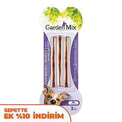Garden Mix Dana Etli Çubuk Kemik 3'lü 15 Cm 90 Gr - Garden Mix