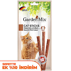 Garden Mix Dana Etli Tahılsız Kedi Stick Ödül 3x5 Gr - Garden Mix