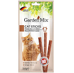 Garden Mix Dana Etli Tahılsız Kedi Stick Ödül 3x5 Gr - Garden Mix