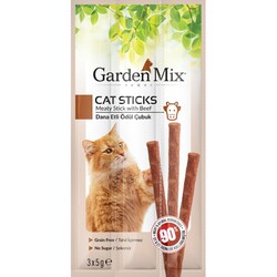 Garden Mix - Garden Mix Dana Etli Tahılsız Kedi Stick Ödül 3x5 Gr