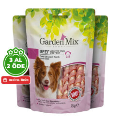 Garden Mix Dana Etli Sargılı Stick Köpek Ödülü 75 Gr - 3 Al 2 Öde - Garden Mix