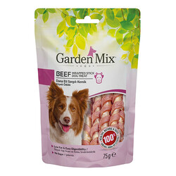 Garden Mix - Garden Mix Dana Etli Sargılı Stick Köpek Ödülü 75 Gr