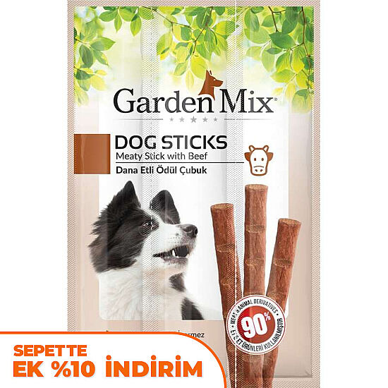 Garden Mix Dana Etli Tahılsız Köpek Stick Ödül 3x11 Gr - 1