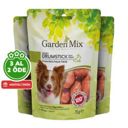 Garden Mix Drumstick Tavşan Budu Köpek Ödülü 75 Gr - 3 Al 2 Öde - 1