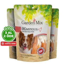 Garden Mix Drumstick Tavuk Budu Köpek Ödülü 75 Gr - 3 Al 2 Öde - Garden Mix