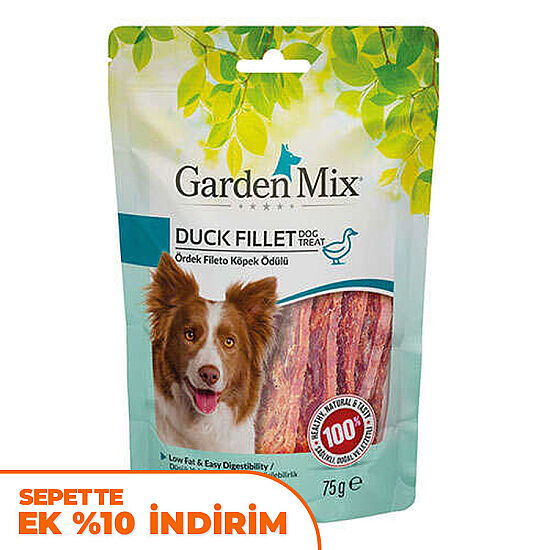 Garden Mix Duck Fillet Ördekli Fileto Köpek Ödülü 75 Gr - 1