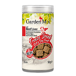 Garden Mix Freeze Dried Dana Ciğerli Kedi ve Köpek Ödül Maması 50 Gr - 2