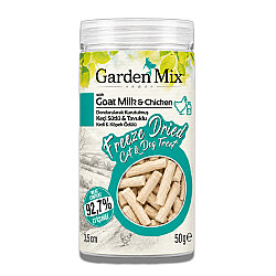 Garden Mix Freeze Dried Keçi Sütlü Tavuk Etli Kedi ve Köpek Ödül Maması 50 Gr - 2