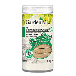 Garden Mix Freeze Dried Sebzeli ve Tavuk Etli Kedi ve Köpek Ödül Maması 80 Gr - 2