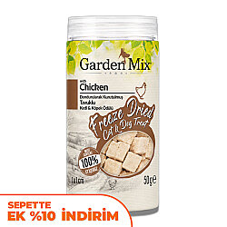Garden Mix Freeze Dried Tavuk Etli Kedi ve Köpek Ödül Maması 50 Gr - Garden Mix