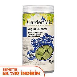 Garden Mix Freeze Dried Yoğurtlu ve Tavuk Etli Kedi ve Köpek Ödül Maması 50 Gr - 1