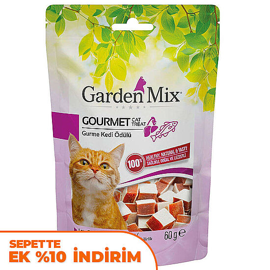 Garden Mix Gurme Tavuk Etli ve Balıklı Kedi Ödülü 60 Gr - 1