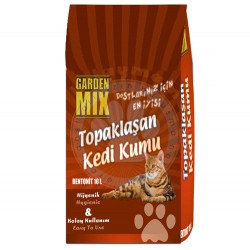 Garden Mix - Garden Mix Kalın Taneli Bebek Pudralı Topaklaşan Kedi Kumu 10 Lt