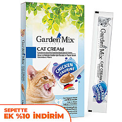 Garden Mix Tavuk Taurin Ek Besin ve Kedi Ödül Kreması (5 x 15 Gr) - Garden Mix