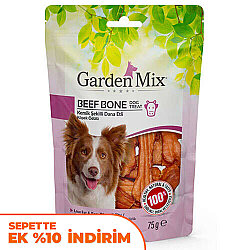 Garden Mix Kemik Şekilli Dana Etli Köpek Ödülü 75 Gr - Garden Mix