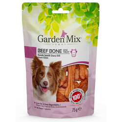 Garden Mix - Garden Mix Kemik Şekilli Dana Etli Köpek Ödülü 75 Gr