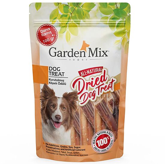 Garden Mix Kurutulmuş Dana Kamışı Köpek Ödülü 100 Gr - 2