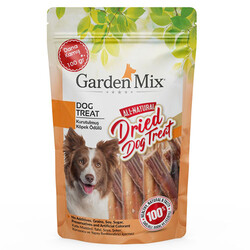 Garden Mix - Garden Mix Kurutulmuş Dana Kamışı Köpek Ödülü 100 Gr