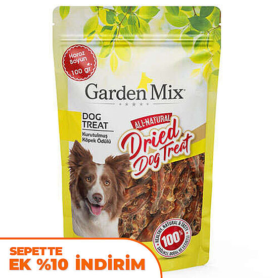 Garden Mix Kurutulmuş Horoz Boyun Köpek Ödülü 100 Gr - 1